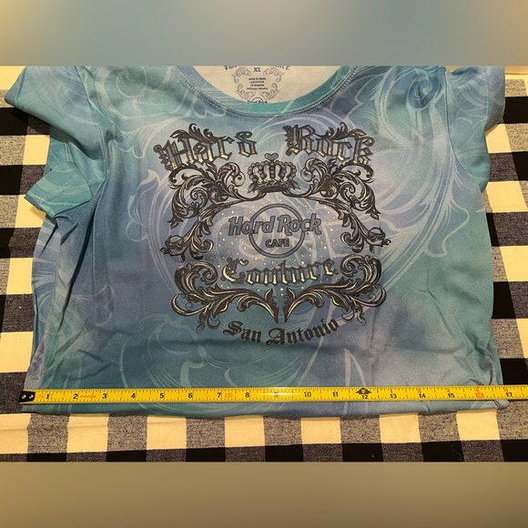 WOMEN’S HARD ROCK COUTURE SAN ANTONIO T-SHIRT. - Picture 8 of 10